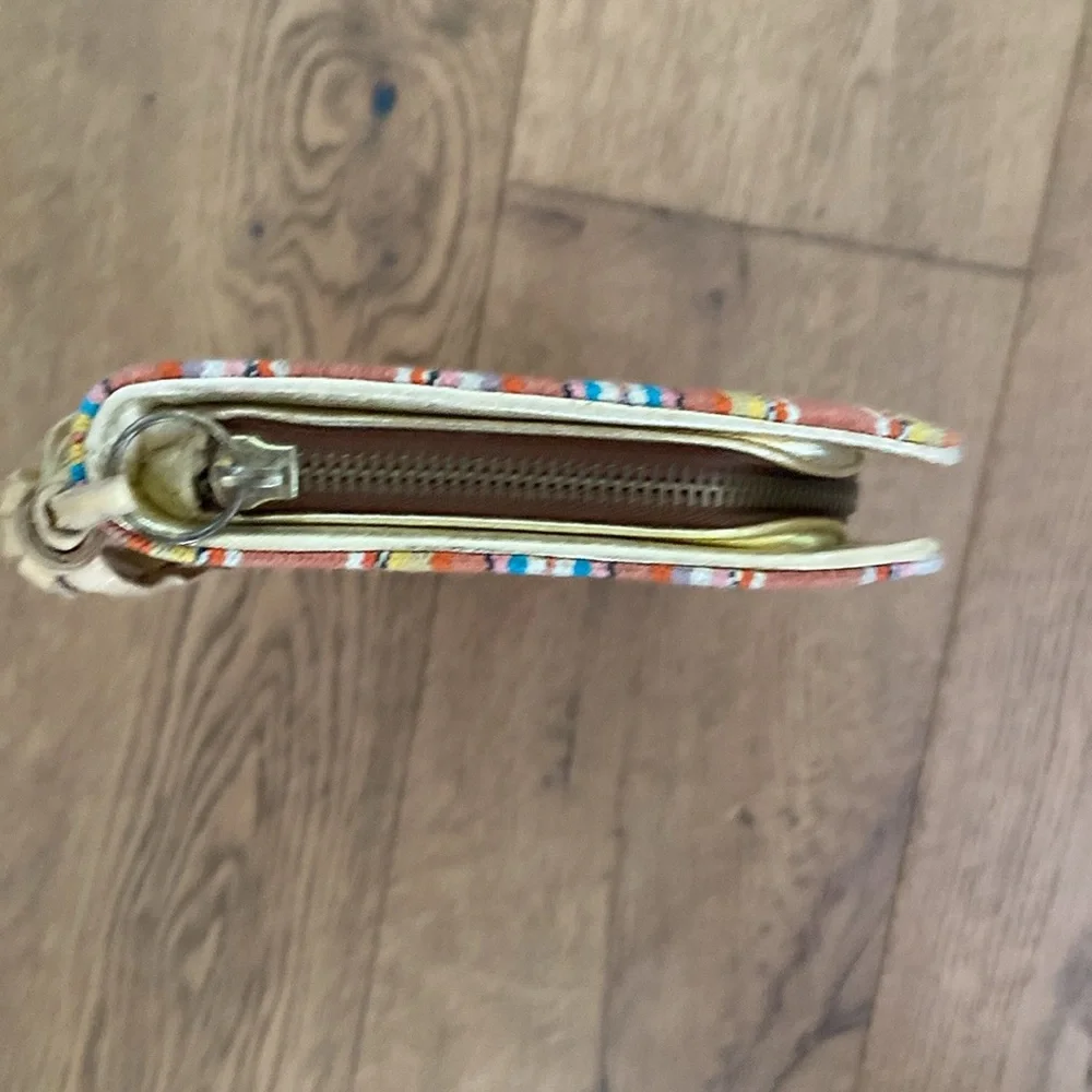 Ronny Kobo Striped Clutch